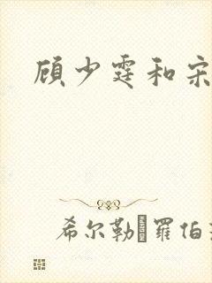 顾少霆和宋斯曼