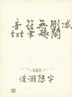 音符无删减全文txt笔趣阁