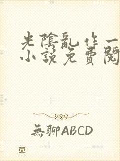 光阴乱作一团的小说免费阅读