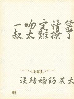 一吻定情禁欲小叔太难撩了