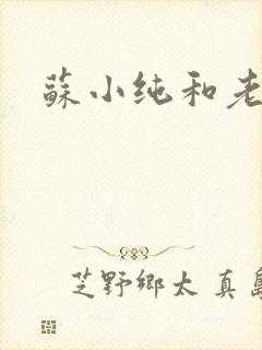 苏小纯和老苏