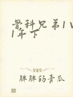 骨科兄弟1 V1年下