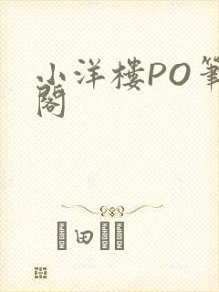 小洋楼PO笔趣阁