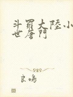 斗罗大陆小说绝世唐门