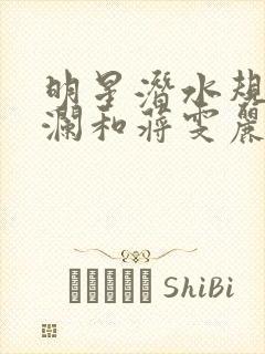 明星潜水规则杨澜和蒋雯丽