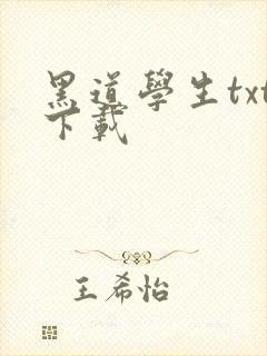 黑道学生txt下载
