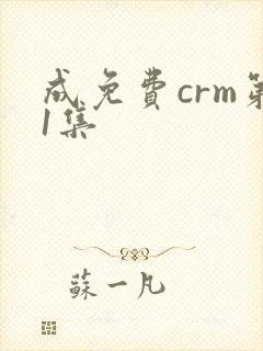 成免费crm第1集