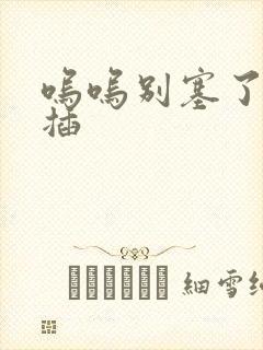 呜呜别塞了啊抽插