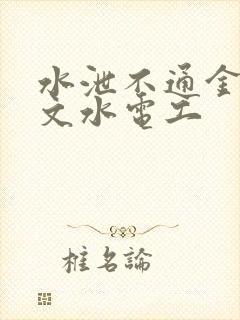 水泄不通金银原文水电工