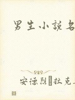 男生小说名字