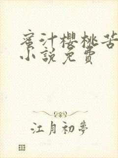 蜜汁樱桃苦咖啡小说免费