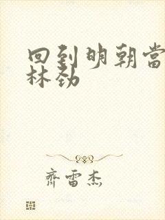 回到明朝当王爷林劲