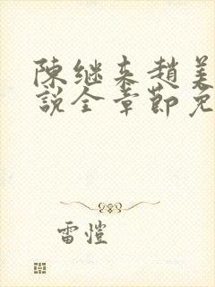 陈继来赵美媛小说全章节免费阅读