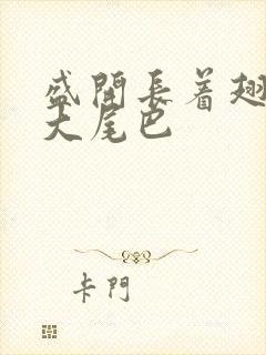 盛开长着翅膀的大尾巴