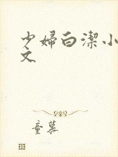 少妇白洁小说全文