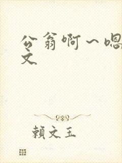 公翁啊～嗯啊h文