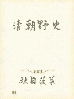 清朝野史