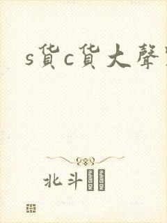 s货c货大声点