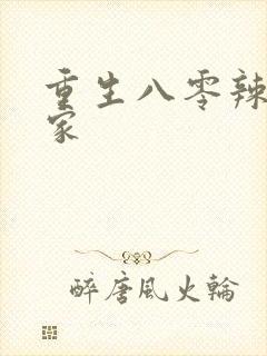 重生八零辣妻当家