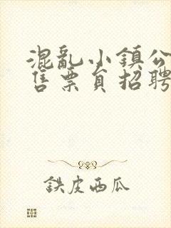 混乱小镇公交车售票员招聘条件