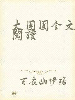 大团圆全文完整阅读