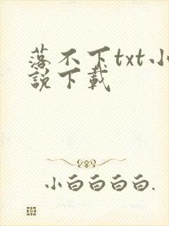 落不下txt小说下载