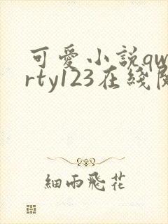 可爱小说qwerty123在线阅读笔趣阁