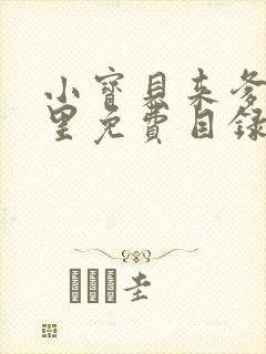 小宝贝来爹地怀里免费目录