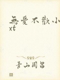 无爱不欢小说txt