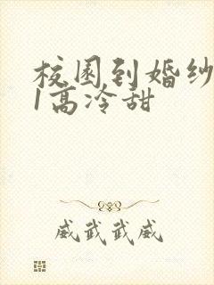 校园到婚纱1V1高冷甜