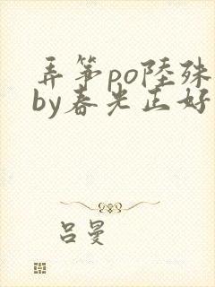 弄筝po陆殊词by春光正好