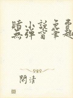 赌小说免费阅读无弹窗笔趣阁