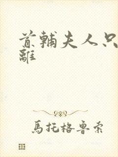 首辅夫人只想和离