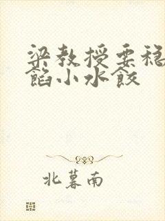 梁教授要稳住肉馅小水饺