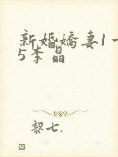 新婚娇妻1一25李晶