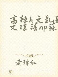 高辣h文乱乳h文浪荡np苏夏