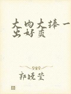 大肉大捧一进一出好爽