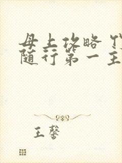 母上攻略 竹影随行第一主板