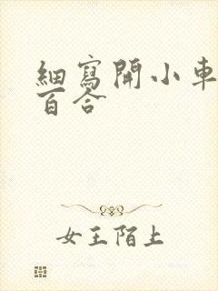 细写开小车车的百合