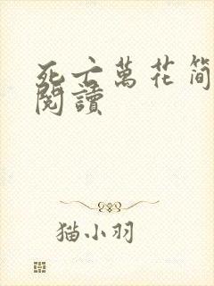 死亡万花简小说阅读