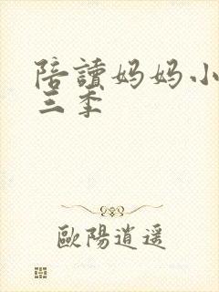 陪读妈妈小说第三季