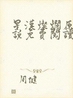 星汉灿烂原著小说免费阅读