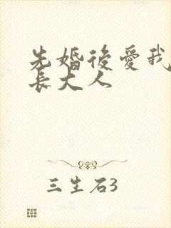 先婚后爱我的市长大人