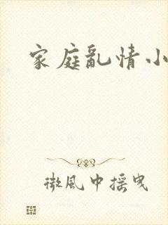 家庭乱情小说