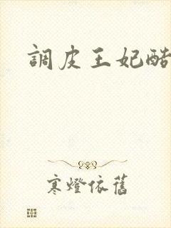 调皮王妃酷王爷