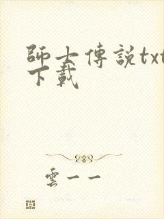 师士传说txt下载