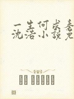 一生何求秦菲雪沈浩小说免费阅读全文