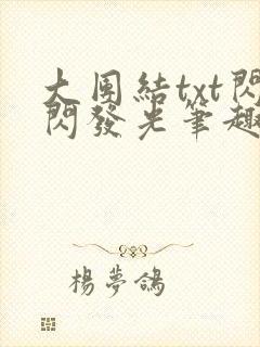 大团结txt闪闪发光笔趣阁