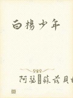 白杨少年