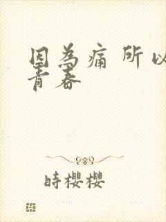 因为痛 所以叫青春